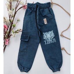 شلوار جین دم پا کش پسرانه - سایز 70تا 95 مناسب 6تا 14 سال 