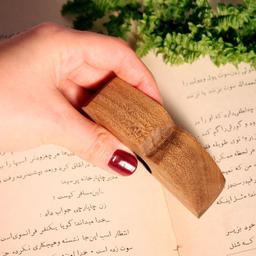 صفحه نگهدار کتاب  انگشتی دستساز چوبی  طرح رویا