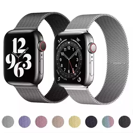 بند ساعت هوشمند اپل واچ میلانس milanese loop  رنگ ثابت