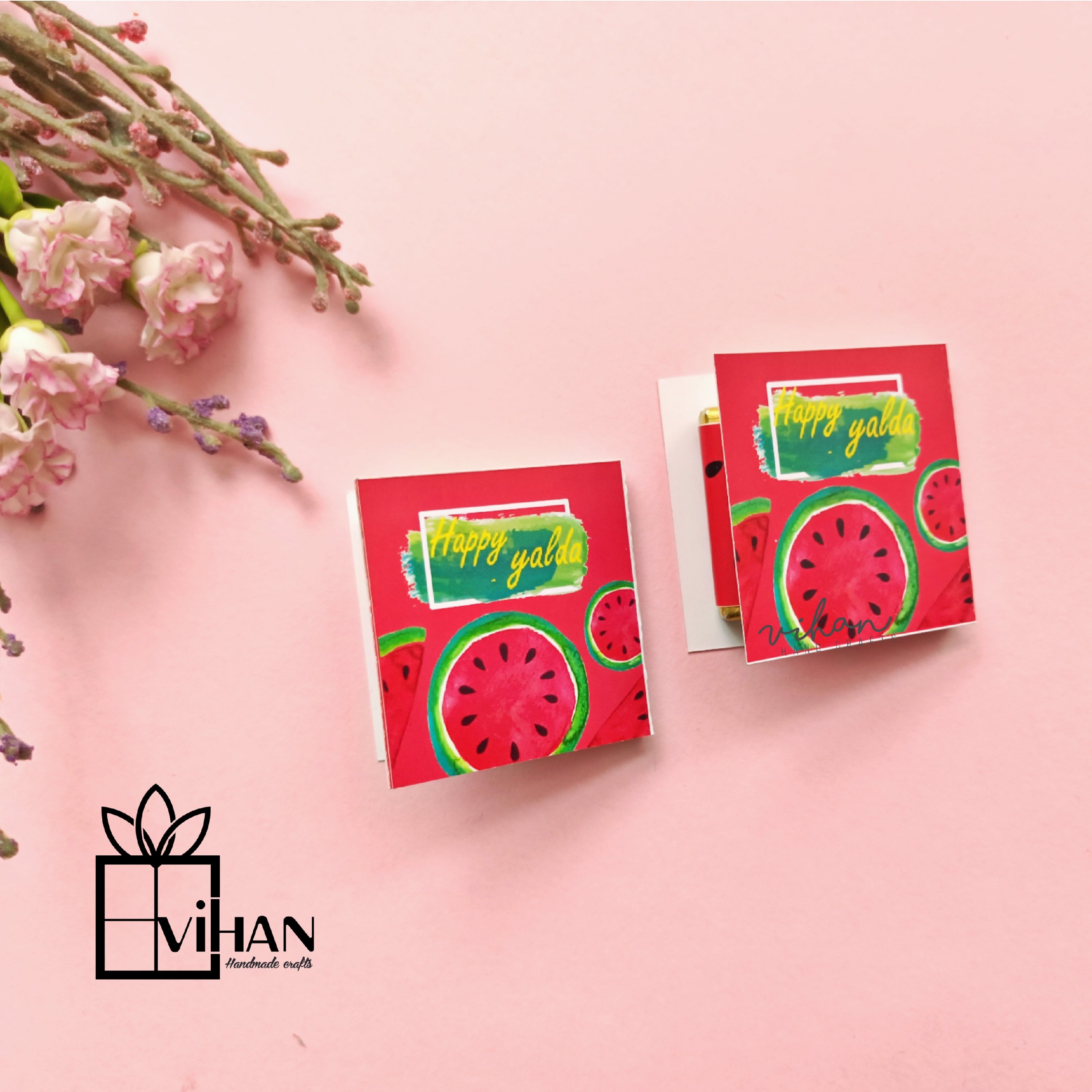 گیفت شکلات تکی با کاور کتابی طرح یلدا 8