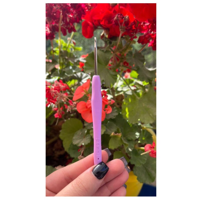قلاب بافتنی دسته ژله ای مدل S- 2.5 به همراه سنجاق نشانه گذار بافتنی پک 8 تایی
