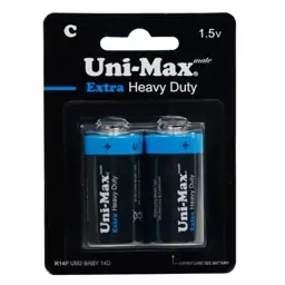 باتری متوسط C یونی مکس Uni-Max سری Extra Heavy Duty