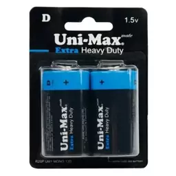 باتری بزرگ D یونی مکس Uni-Max سری Extra Heavy Duty