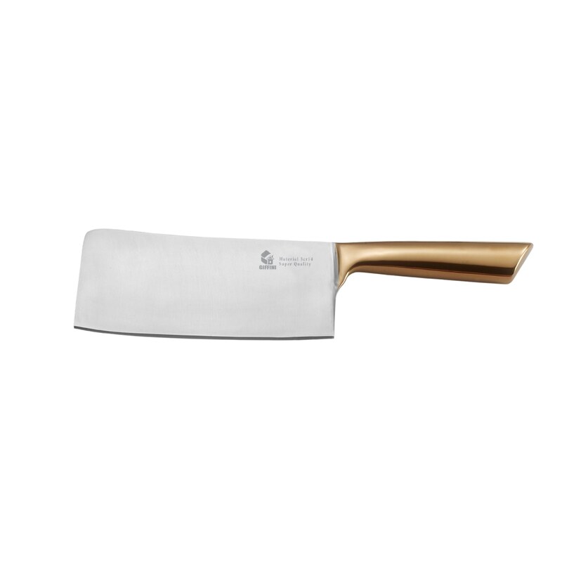 سرویس چاقو آشپزخانه 7 پارچه جی فی نی مدل 232 رزگلد GIFFINI