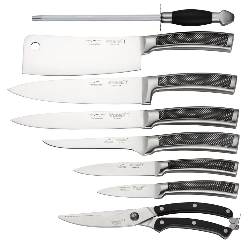 سرویس چاقو آشپزخانه 9 پارچه وینر WINNER مدل 2-2104