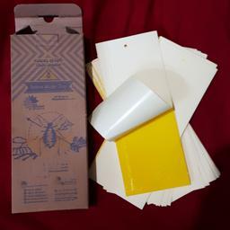 کارت زرد چسبنده یا چسب زرد (50 عددی) شکار آفات با چسب با کیفیت کره ای