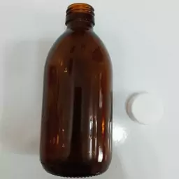 شیشه شربت درجه یک ظرفیت 250ml درب قابل پلمپ