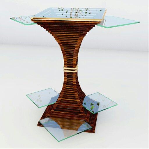  میز کنسول چوبی پایابن مدل PBN-k01 در رنگهای سفارشی، سفید،طوسی روشن،طوسی تیره،عسلی،قهوه ای ،خود رنگ چوب روس 