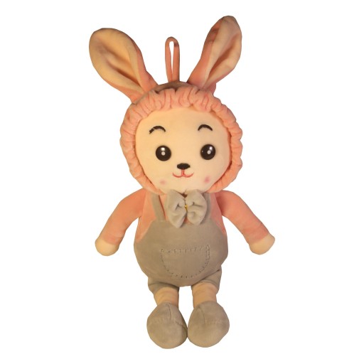 عروسک طرح خرگوش لباس دار مدل kh1 ارتفاع 35 سانتی متر