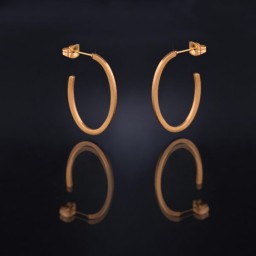 گوشواره حلقه ای ساده(ضد حساسیت)
