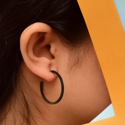 گوشواره حلقه ای ساده(ضد حساسیت)