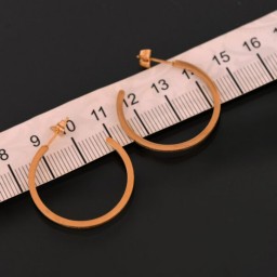 گوشواره حلقه ای ساده(ضد حساسیت)