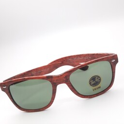 عینک آفتابی ویفر  مارک ریبن شیشه سبز پلیکربنات طرح چوبی اسپرت