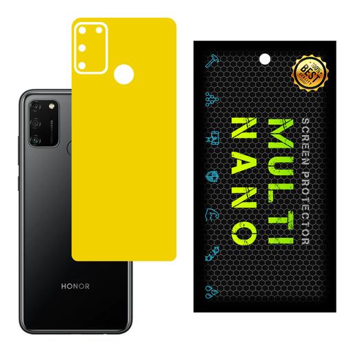 برچسب پوششی MultiNano مدل X-F1M-Yellow برای پشت موبایل هواوی Honor 9S