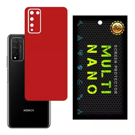 برچسب پوششی MultiNano مدل X-F1M-Red برای پشت موبایل هواوی Honor 10X Lite