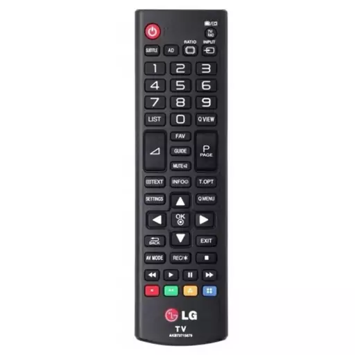 کنترل  تلوزیون  ال جی LG   مدل AK605