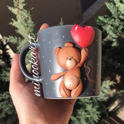 ماگ عروسکی خرسی
عروسک کار شده نشکن و کاملا قابل شستشو