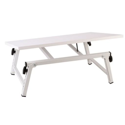 میز کار میز تحریر میز لپ تاپ تاشو سایز متوسط 40 در 60 رنگ سفید