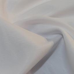 پارچه آستری پشت پرده ای فلامنت جنس درجه یک رنگ کرم و سفید عرض 3متر