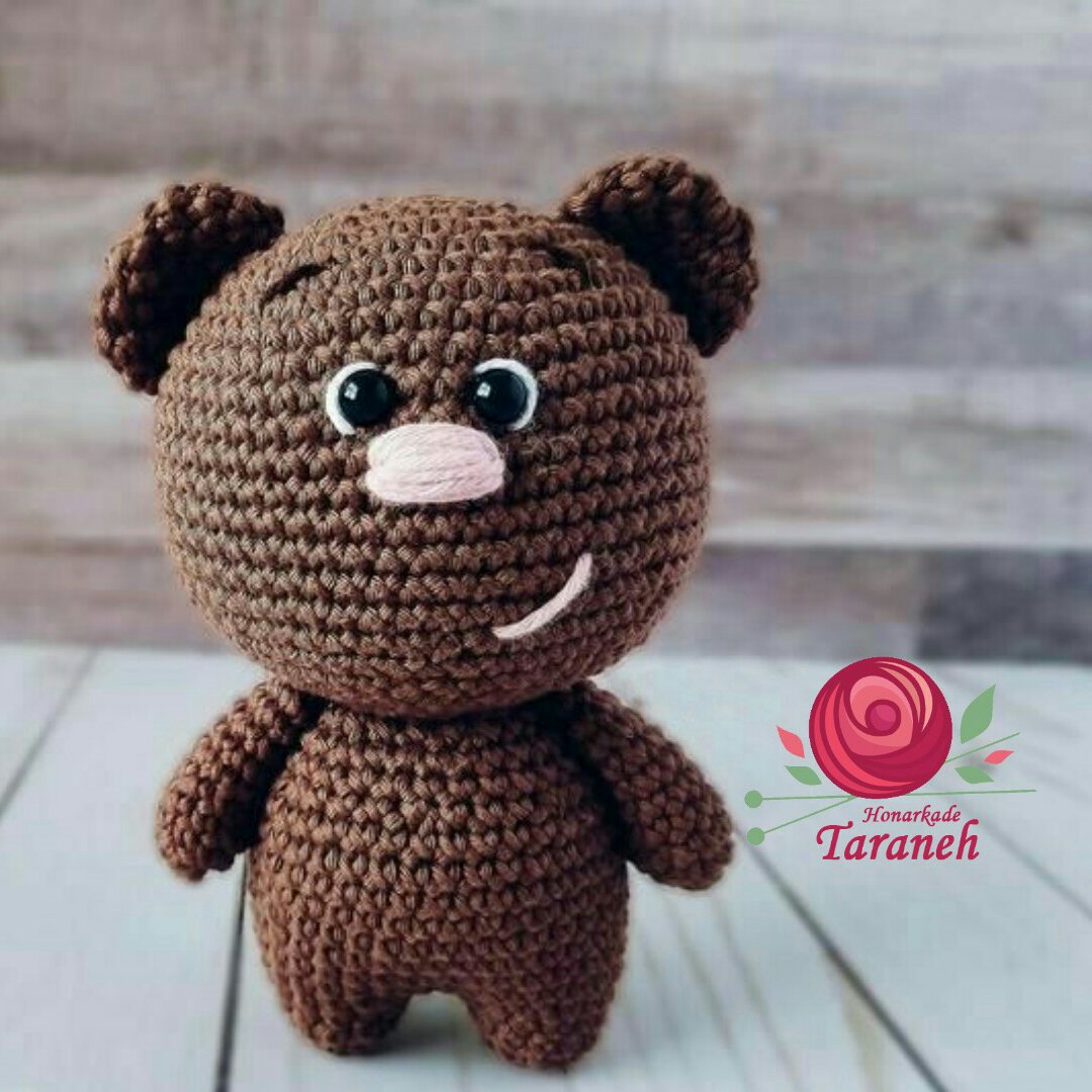 خرسی جان کله گنده قلاب بافی با عطر شکلات 😋