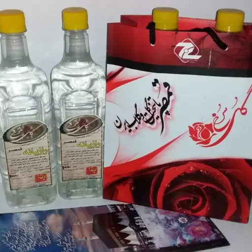 2لیتر عرق رازیانه درجه یک قمصر کاشان (سنتی تولید خانگی)