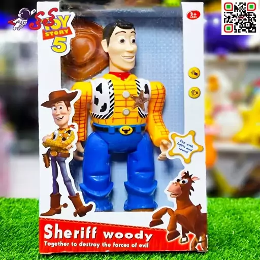 ربات اسباب بازی  وودی کلانتر  موزیکال WOODY 890