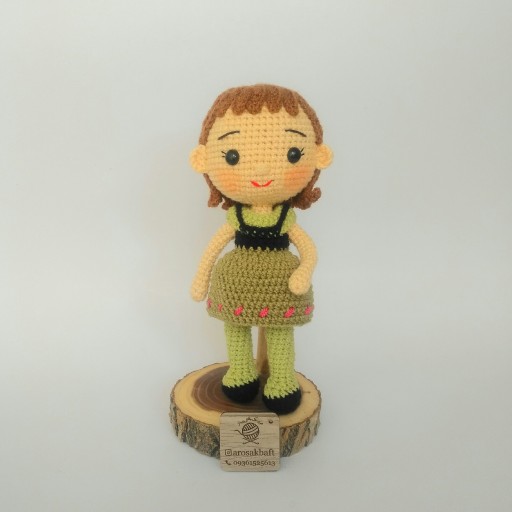 اسباب بازی عروسک بافتنی کاموایی  دخترانه آنا