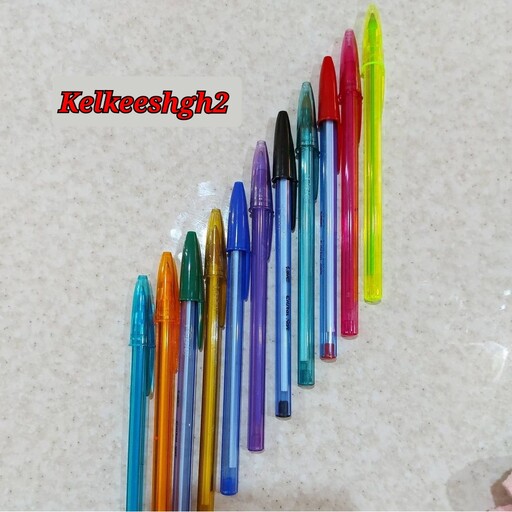 خودکار بیک سافت و فشن 1.2mm بسته های 11 رنگ