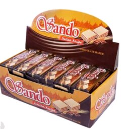 ویفر شکلاتی ساندو  Sando  جعبه 24 تایی