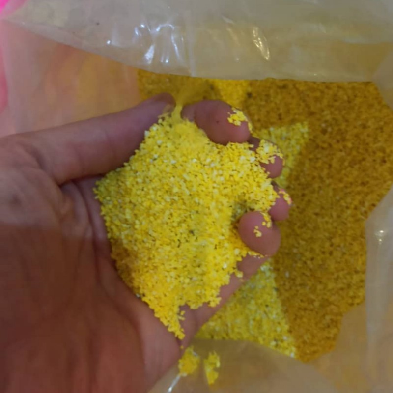 شن رنگی مرغوب زرد-مناسب تراریوم -دکوتزئین-پلنتاریوم