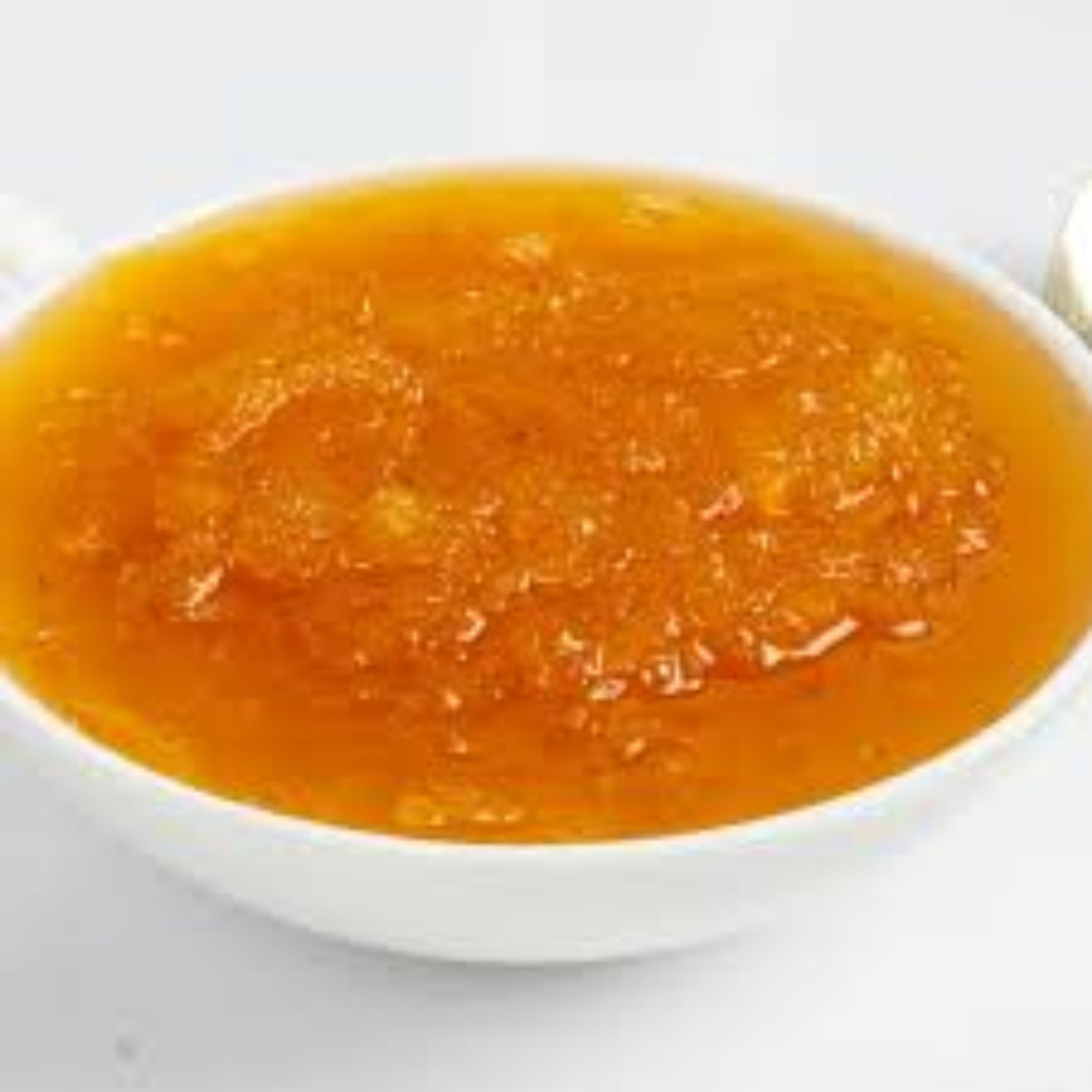 مربای سیب باعسل وزعفران پخته شده