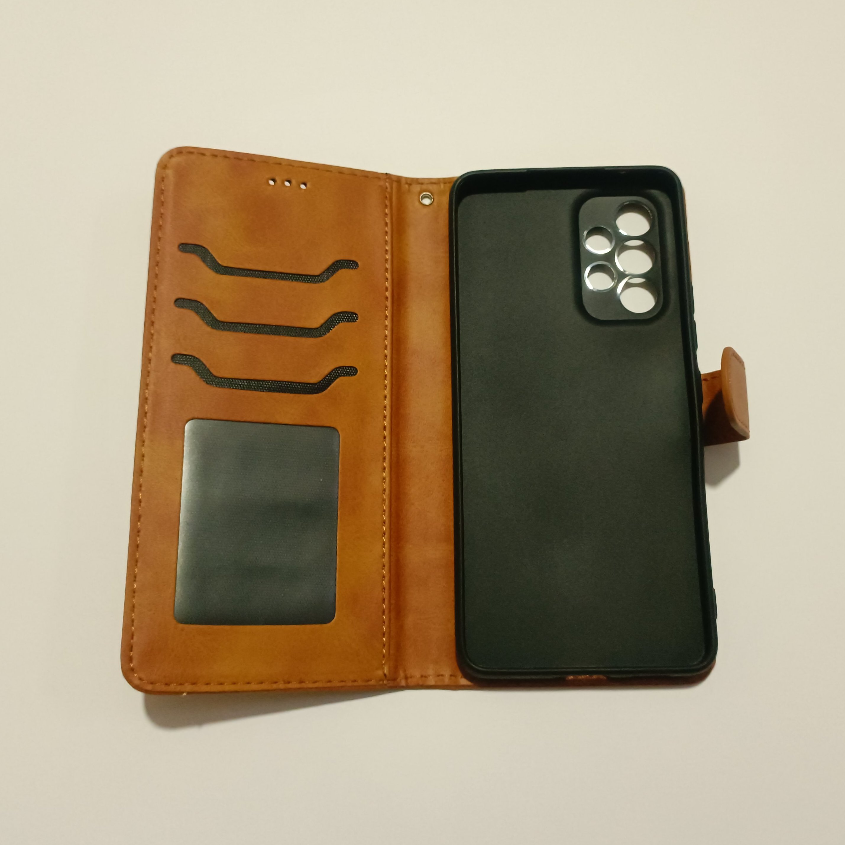 کیف کلاسوری اورجینال چرمی مگنت دار مناسب برای گوشی موبایل سامسونگ A53