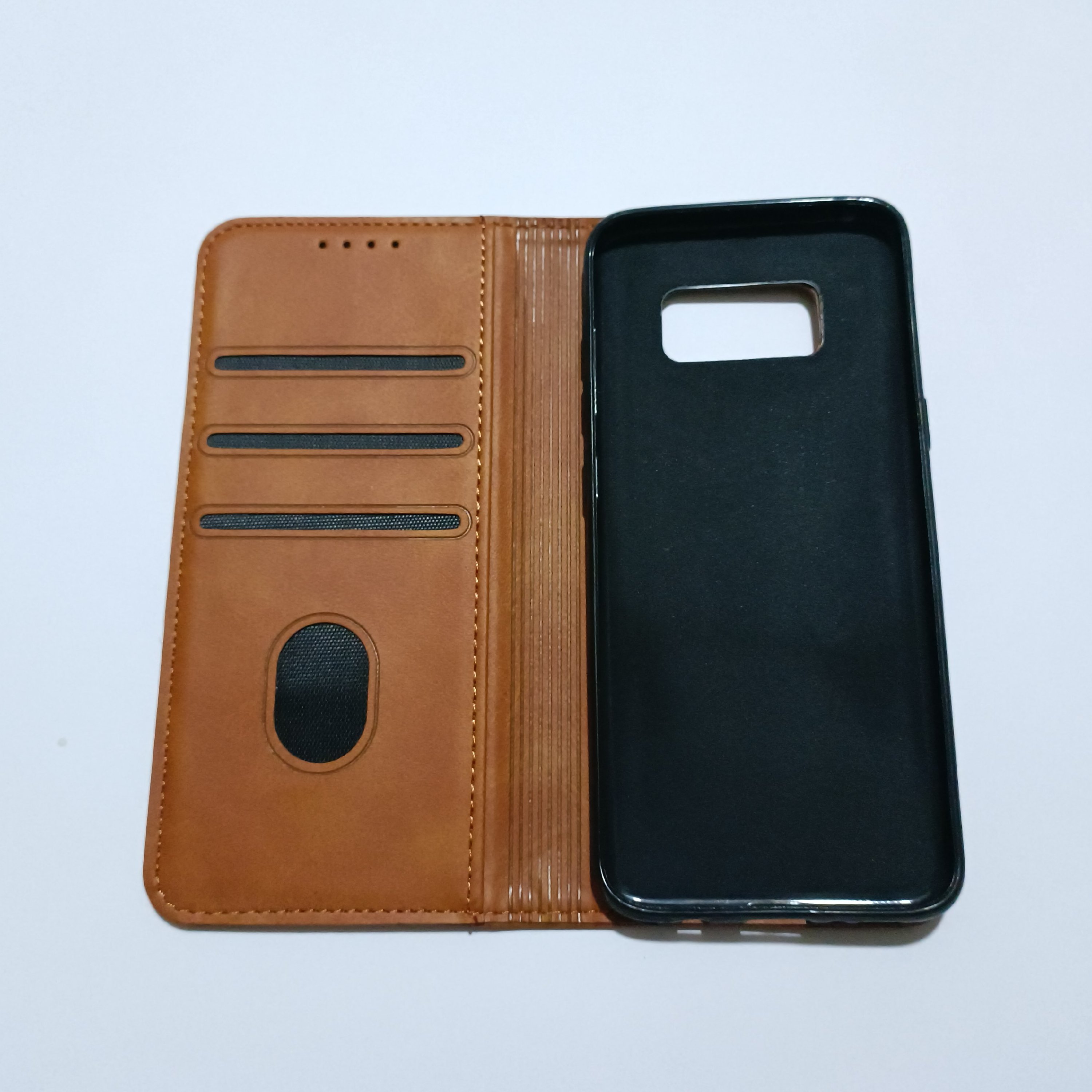 کیف کلاسوری چرمی مگنتی مناسب برای گوشی موبایل سامسونگ S8plus