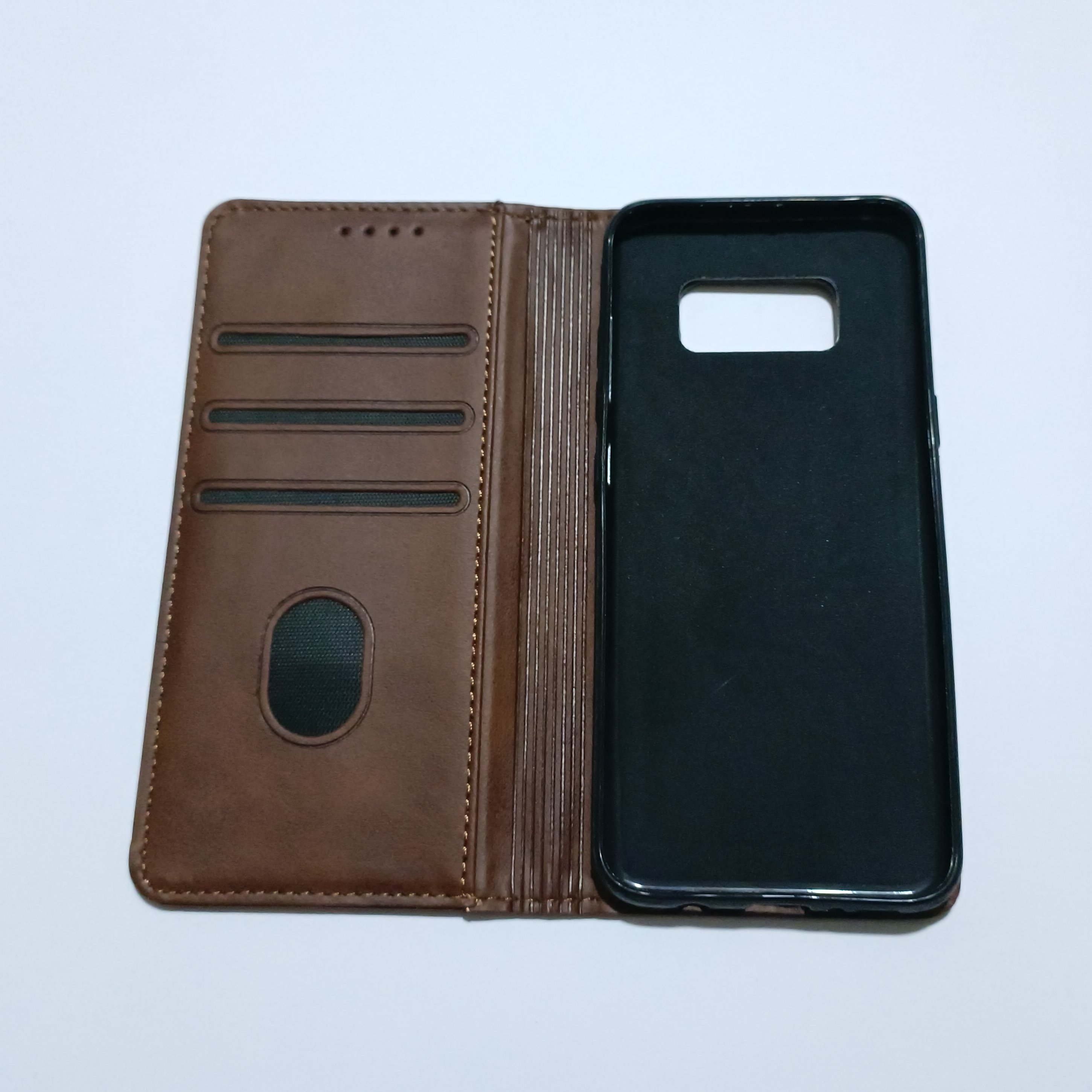 کیف کلاسوری چرمی مگنتی مناسب برای گوشی موبایل سامسونگ S8plus