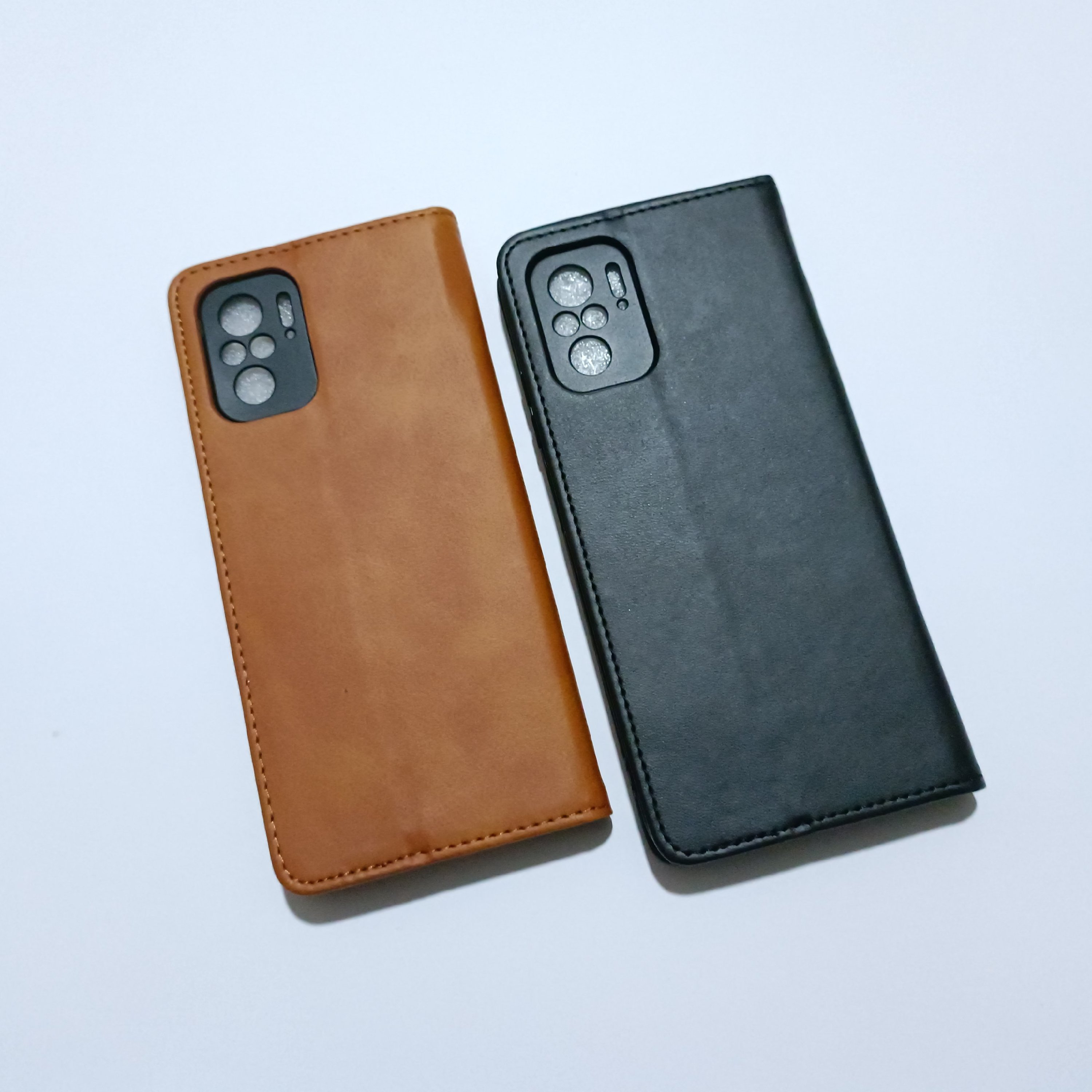 کیف کلاسوری چرمی مگنتی محافظ لنز دار مناسب برای گوشی موبایل شیائومی Redmi note10 4g/note10s
