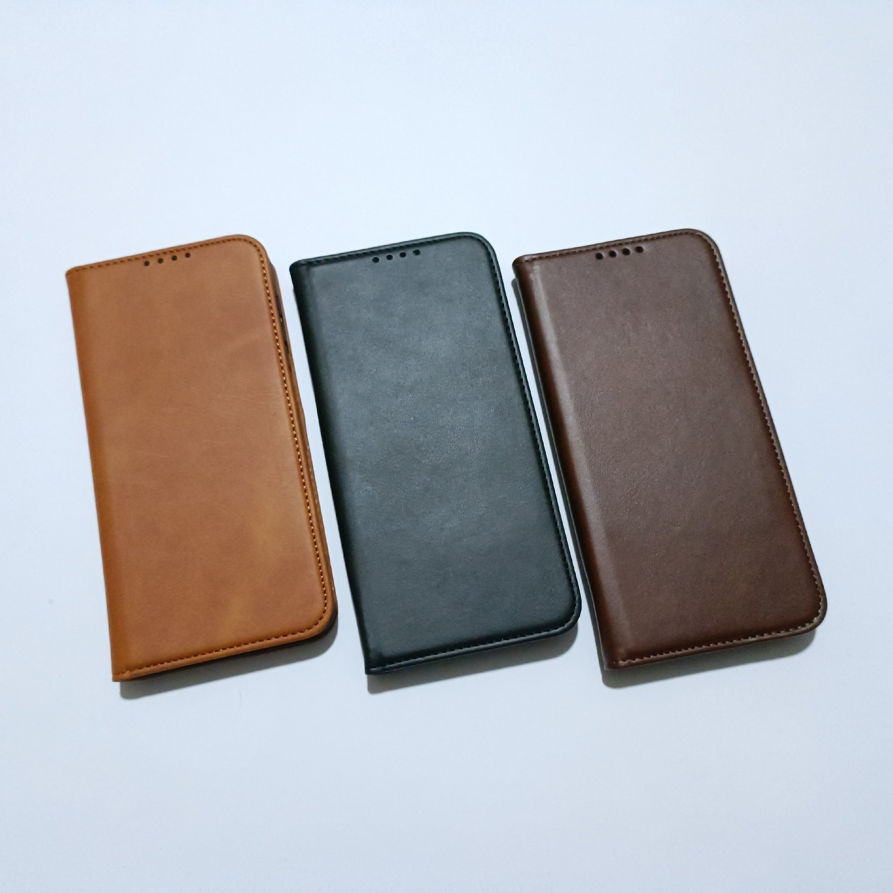 کیف کلاسوری چرمی مگنتی محافظ لنز دار مناسب برای گوشی موبایل سامسونگ A22 4g/M32 4g/M22