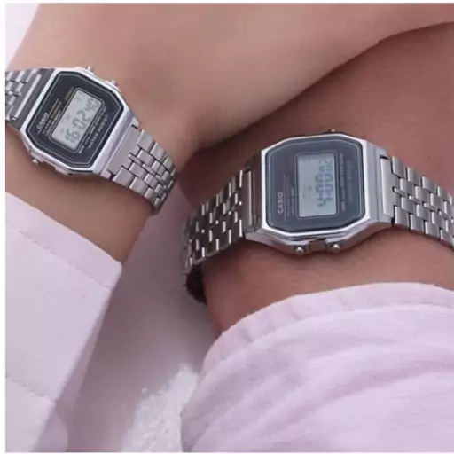 ساعت ست کاسیو فلزی casio زنانه مردانه تمام استیل ساخت ژاپن 