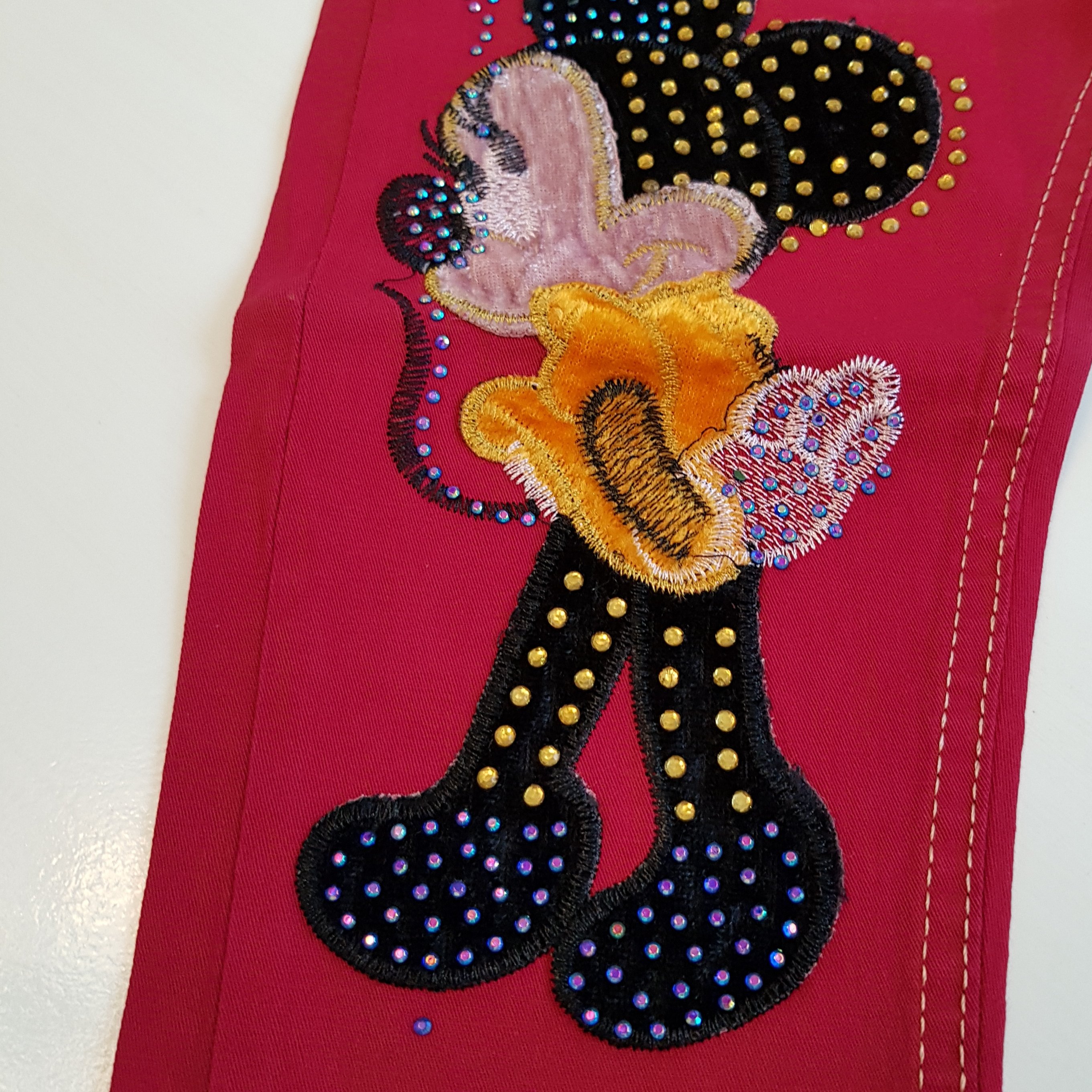 شلوار کتان میکی وارداتی