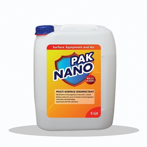 محلول ضدعفونی کننده سطح (غلیظ) 5 لیتر نانو پاک
