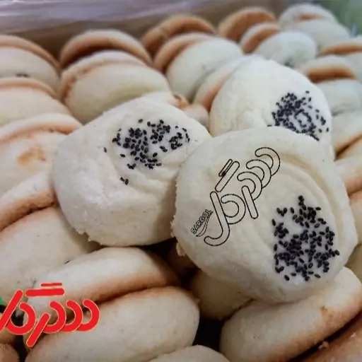 نان برنجی سفید سرگل(2بسته به بالاارسال رایگان)