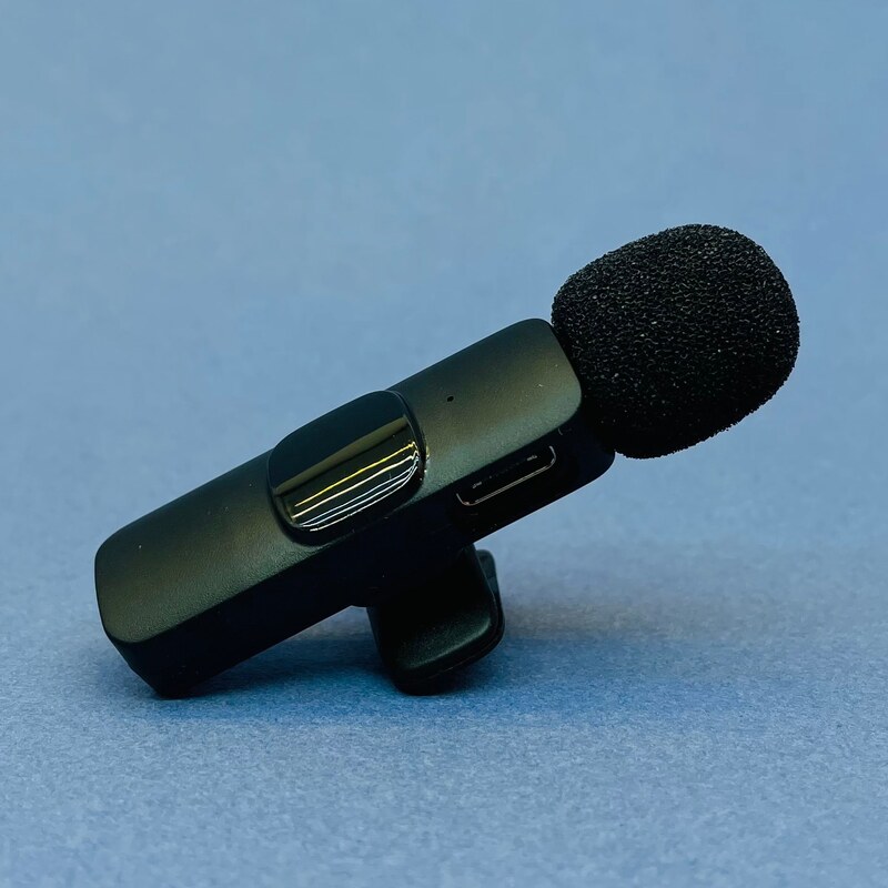 میکروفون وایرلس یقه ای مدل  microphone k8 ( اتصال تایپ سی و آیفون )