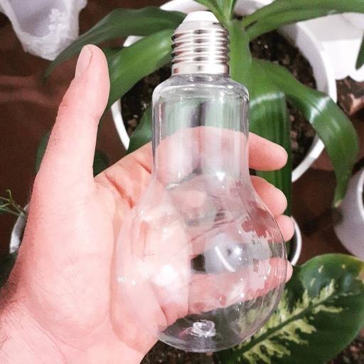 لامپ فانتزی گلدانی جنس پلاستیک شفاف با سرپیچ فلزی 50 عدد ارسال رایگان