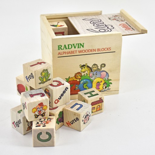 مکعب های چوبی انگلیسی رادوین