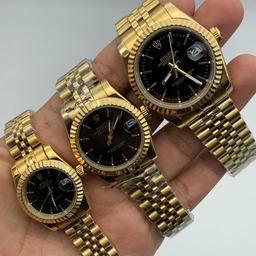 ساعت مچی ست مردانه و زنانه رولکس رنگبندی طلایی ROLEX DATEJUST