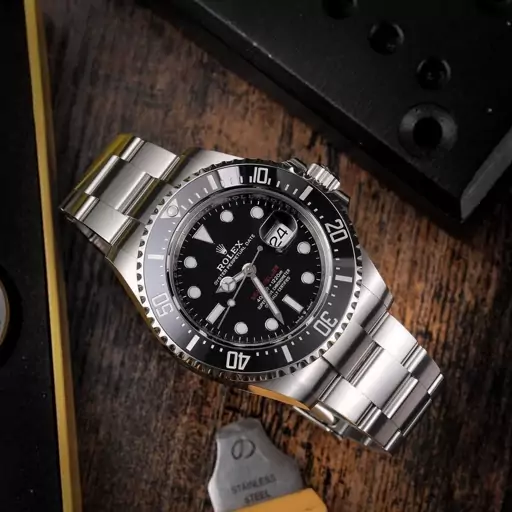 ساعت مچی مردانه رولکس مدل مشهور سابمارینر جنس بند و بدنه استیل. Rolex Submariner