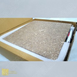 آینه آسان نصب طلایی مدل پیچک کد SQ0310