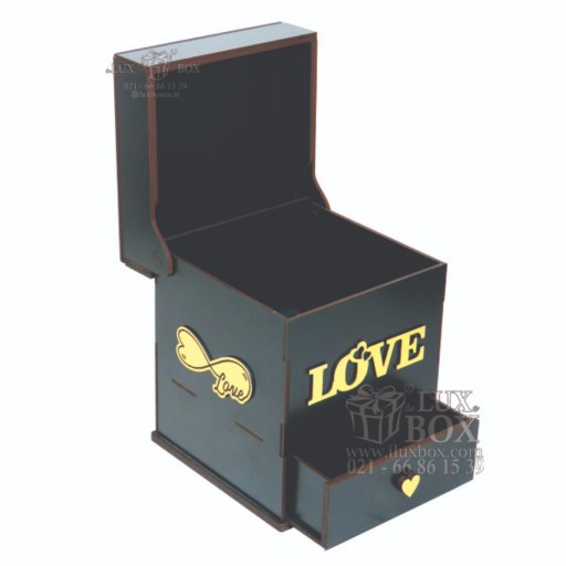جعبه کادو   جعبه چوبی لوکس باکس مدل سورپرایز کد LB200
