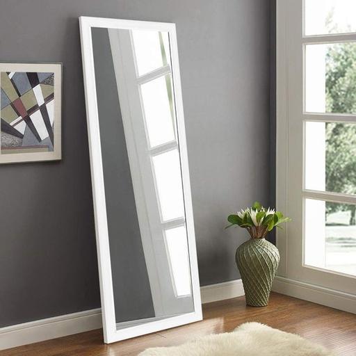 آینه قَدی قاب سفید(150در40)