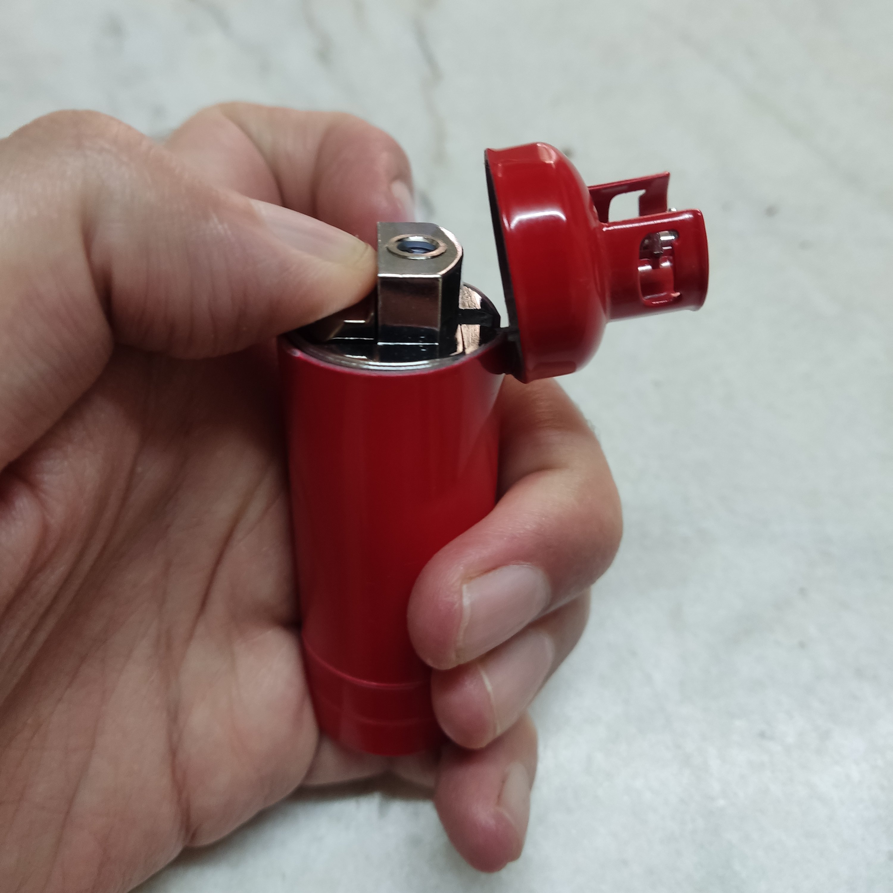 فندک کپسول هوای کوره ای تزئینی(گاز سوز)اورجینال اصل تزیینی دکوری کلکسیون