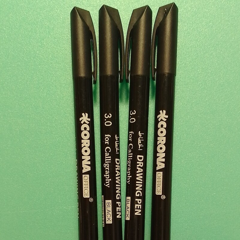 ماژیک ( قلم ) خوشنویسی سایز  0.3 با جوهر مشکی رنگ